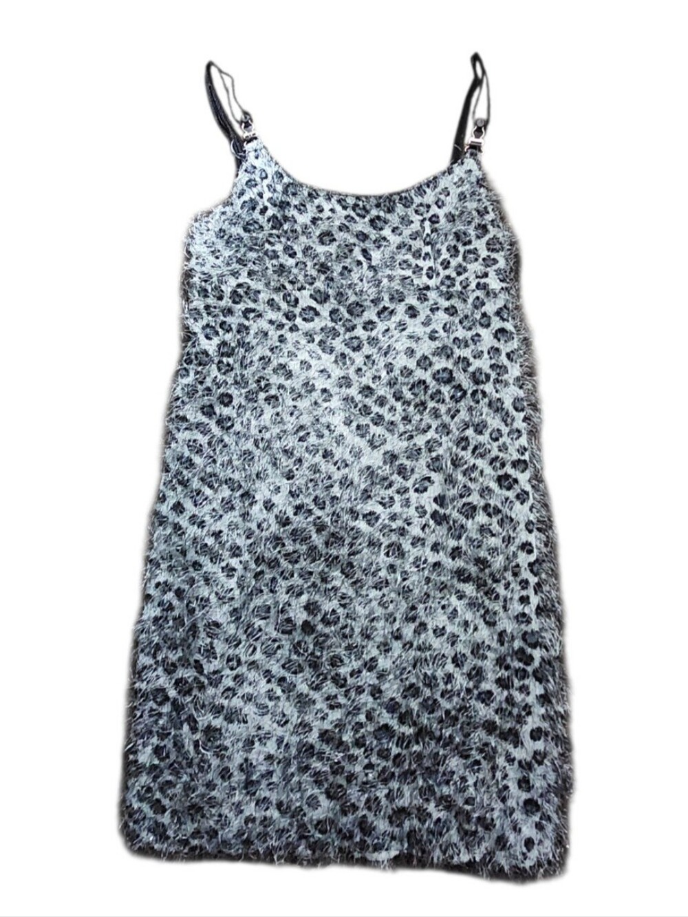 Vintage Lip Service Leopard Sparkle Mini Dress Size L